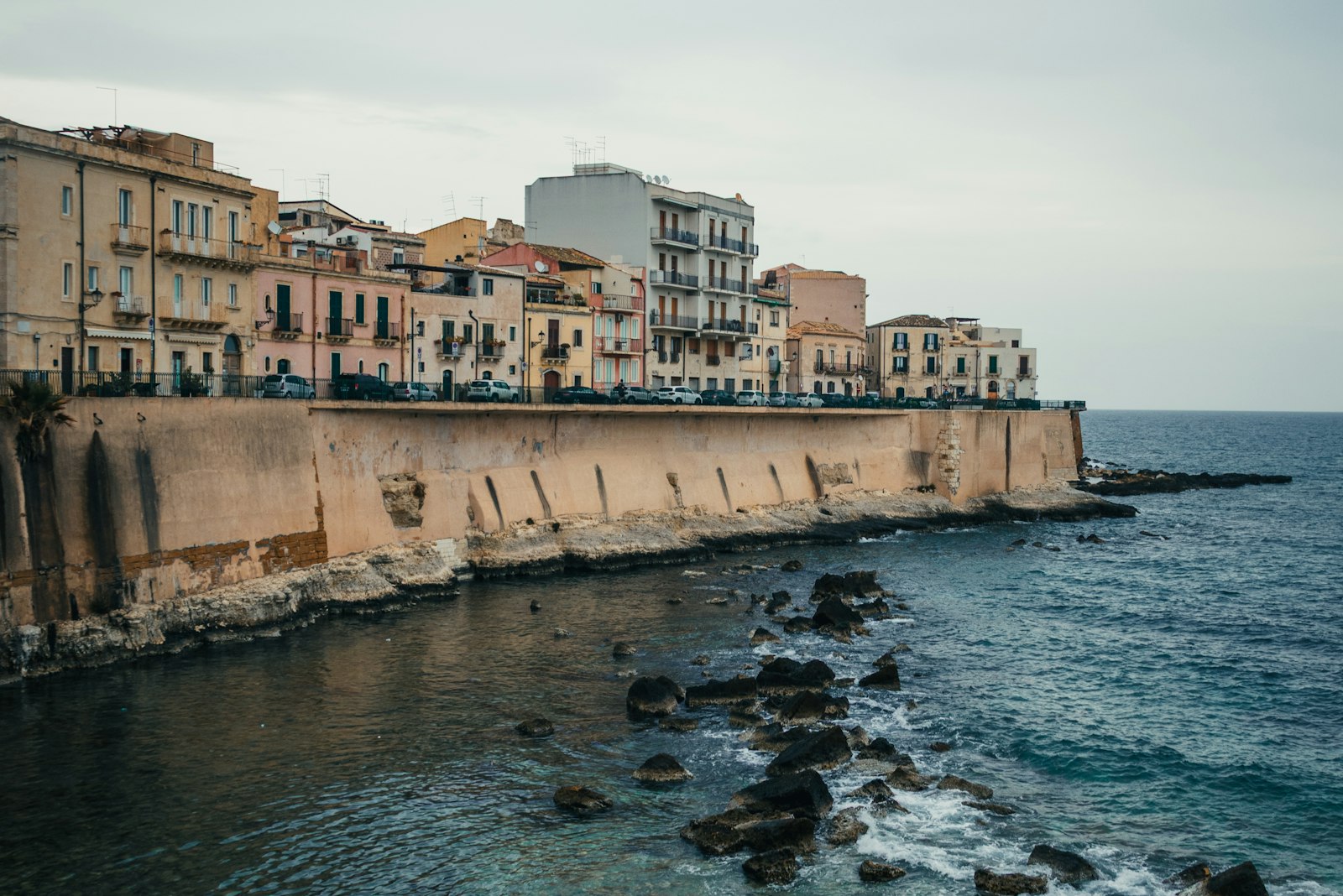 Mediterranean coastal architecture