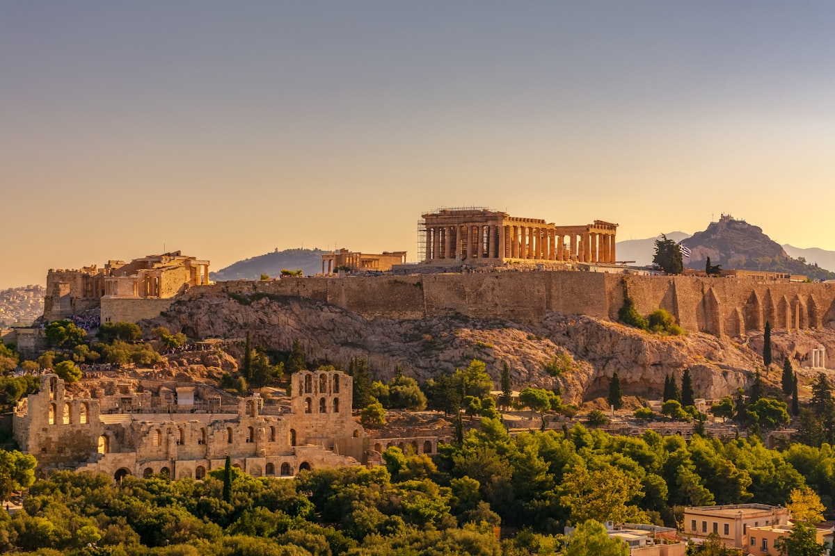 The Parthenon on the Acropolis of Athens
